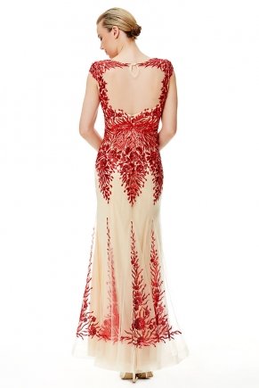 Long Sequin Small Size Evening Dress Y6492