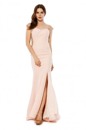 Long Small Size Sleeveless Evening Dress Y6287