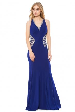 Long Small Size V Neck Bodycon Evening Dress Y6460