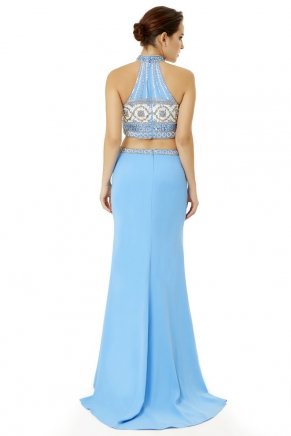 Long Small Size Bodycon Crepe Evening Dress Y6478