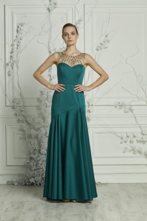 Long Small Size Crepe Evening Dress Y7097