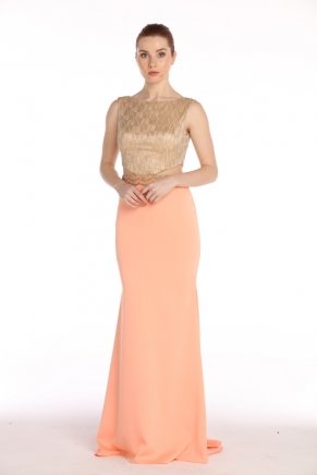Long Crepe Small Size Bodycon Evening Dress Y7567
