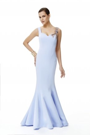 SMALL SIZE LONG HAND MADE EVENING DRESS Y6325