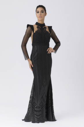 Small Sıze Long Evenıng Dress Y8313