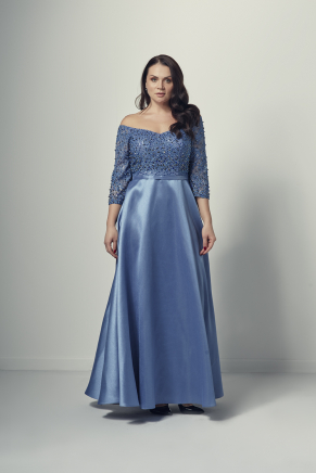 Long Big Size Evening Dress Y9142